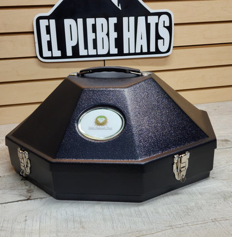 White Diamond Hat Carrier/ Estuche Para Sombrero o Tejana