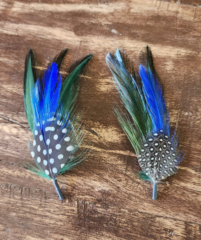 Steson (Emerald Green) Feather Pack of 2 (Free Shipping)