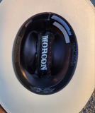 Sombrero Morcon 1000X Johnson Copa Alta Falda De 3" Pluma Negra