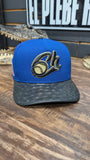 CUSTOM CHARROS DE JALISCO BLACK OSTRICH LEATHER SNAPBACK HAT 💯 ORIGINAL