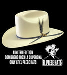 Sombrero 100X LA SUPERONA Palma Fina Falda de 3" El Plebe Hats Exclusive 🔥