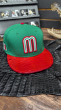 CUSTOM MEXICO RED CROCODILE 🐊 LEATHER 💯 ORIGINAL EL PLEBE HATS EXCLUSIVE 🔥