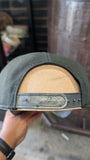 CUSTOM LA 🌴 GRAY OSTRICH LEATHER SNAPBACK HAT 💯 ORIGINAL