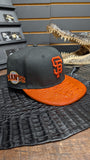 CUSTOM ORANGE CROCODILE 🐊 SF SNAPBACK HAT EL PLEBE HATS EXCLUSIVE 🔥