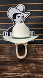 SOMBRERO 10,000X DIAMANTE 💎 FALDA DE 3" PALMA FINA CROCODILE 🐊 IMPERIAL GREEN