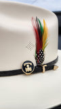 Sombrero 100X Jesus Malverde Copa Baja Falda de 3" (EL PLEBE HATS EXCLUSIVE 🔥)