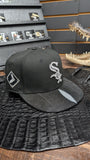 CUSTOM CHICAGO MANTARRAYA LEATHER SNAPBACK HAT 💯 ORIGINAL