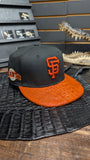 CUSTOM ORANGE CROCODILE 🐊 SF SNAPBACK HAT EL PLEBE HATS EXCLUSIVE 🔥