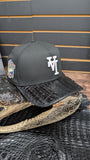 LA DODGERS BLACK CROCODILE 🐊 LEATHER SNAPBACK HAT 💯 ORIGINAL (EL PLEBE HATS EXCLUSIVE)