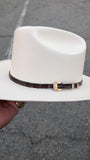 CUSTOM CROCODILE 🐊 LEATHER HATBANDS CUADRA STYLE 💯 💎 ORIGINAL EL PLEBE HATS EXCLUSIVE 🔥