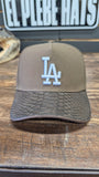 CUSTOM LA 🌴 CHOCOLATE BROWN 🐍 EXOTIC LEATHER 💯 ORIGINAL SNAPBACK HAT