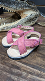 HUARACHES DE BEBE/NIÑO/NIÑA/ EN AVESTRUZ ROSA - HUARACHES BABY/BIG KIDS PINK OSTRICH