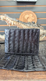 CROCODILE BELLY BLACK / COCODRILO NEGRO WALLET