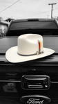 Sombrero 100X Jesus Malverde Copa Baja Falda de 3" (EL PLEBE HATS EXCLUSIVE 🔥)