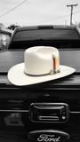 Sombrero 100X Jesus Malverde Copa Baja Falda de 3" (EL PLEBE HATS EXCLUSIVE 🔥)