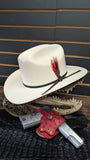 SOMBRERO 100X CALAVERA NEGRA PALMA FINA FALDA DE 3" ESTILO SINALOA 🍅