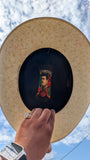 NEW! SOMBRERO 5000X PANAMA BLACK DIAMOND PALMA FINA  PLUMA ONYX NEGRO