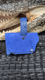 CUSTOM 1911 BLUE ROYAL OSTRICH HOLSTER / FUNDA DE AVESTRUZ EN BLUE ROYAL PARA 1911