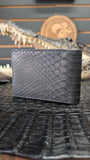 EXOTIC LEATHER BLACK WALLET 🐍💯 ORIGINAL