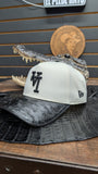 CUSTOM LA DODGERS BLACK OSTRICH LEATHER SNAPBACK HAT 💯 ORIGINAL