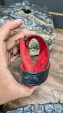 CUSTOM 1911 (SUELA ROJA) OSTRICH HOLSTER / FUNDA DE AVESTRUZ (SUELA ROJA) PARA 1911