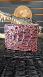 BROWN CROCODILE HORNBACK / COCODRILO NUKA CAFE WALLET