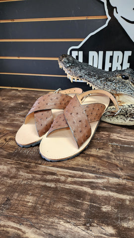 Huaraches de Avestruz Cafe Original