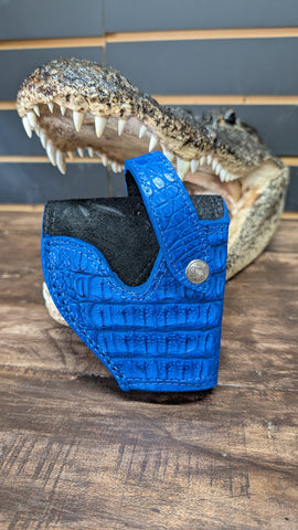 Holster / Funda para 1911 Royal Blue Crocodile 🐊 El Plebe Hats Exclusive