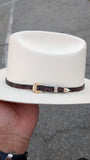CUSTOM CROCODILE 🐊 LEATHER HATBANDS CUADRA STYLE 💯 💎 ORIGINAL EL PLEBE HATS EXCLUSIVE 🔥