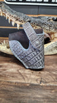 HOLSTER / FUNDA 1911 GRIS PLOMO COCODRILO