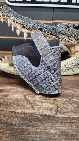 HOLSTER / FUNDA 1911 GRIS PLOMO COCODRILO