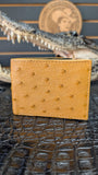 BUTTERCUP OSTRICH / MANTEQUILLA AVESTRUZ WALLET