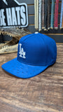 CUSTOM LA DODGERS ROYAL BLUE OSTRICH LEATHER SNAPBACK HAT EL PLEBE HATS EXCLUSIVE
