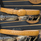 ORIGINAL OSTRICH BELT LIGHT ALMOND / CINTO AVESTRUZ ORIGINAL