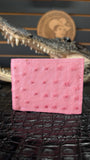 PINK OSTRICH / ROSA AVESTRUZ WALLET