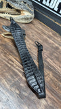 CUSTOM BLACK CROCODILE TAIL 🐊 RIFLE SLING