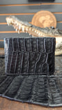 CROCODILE BELLY BLACK / COCODRILO NEGRO WALLET