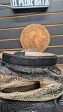 CUSTOM CUADRA STYLE STINGRAY / OSTRICH BELLY BELT CINTO ESTILO CUADRA DE MANTARRAYA Y PANZA DE AVESTRUZ