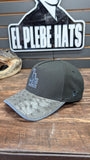CUSTOM LA 🌴 GRAY OSTRICH LEATHER SNAPBACK HAT 💯 ORIGINAL