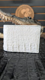 BONE CROCODILE BELLY / HUESO COCODRILO WALLET
